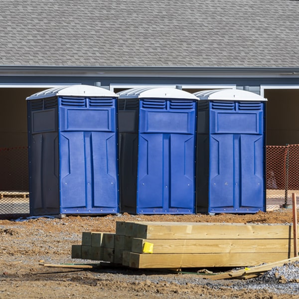 how do you ensure the portable toilets are secure and safe from vandalism during an event in Chester NH